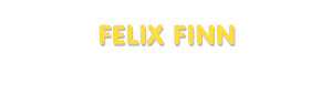 Der Vorname Felix Finn